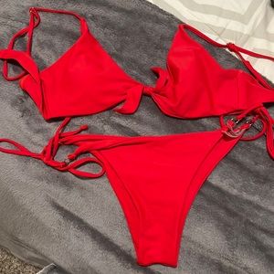Zaful medium red bikini